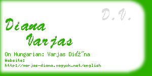 diana varjas business card